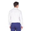 Белая приталенная мужская рубашка Louis Fabel 2691-12
