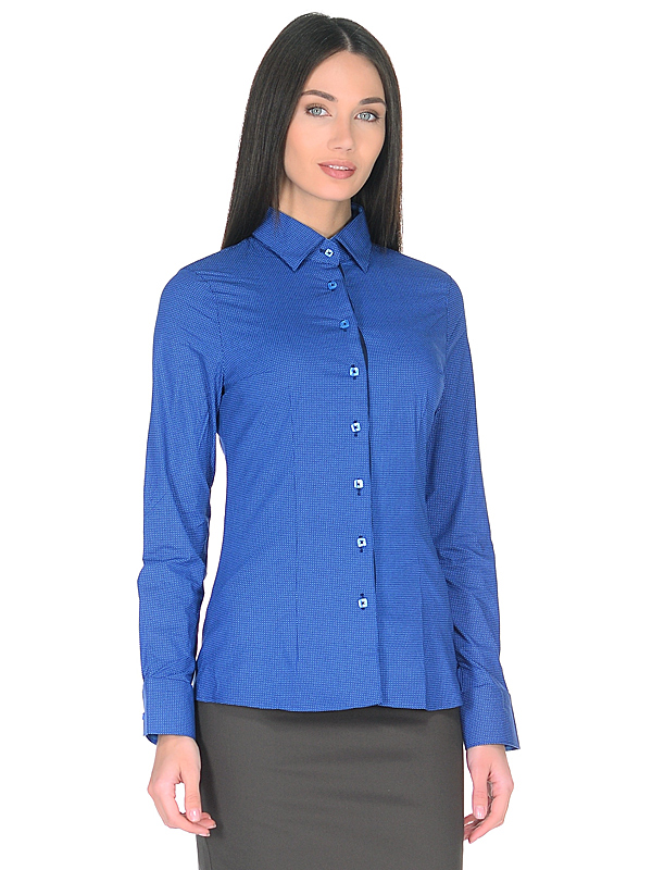 Синяя женская рубашка Louis Fabel 1988-13